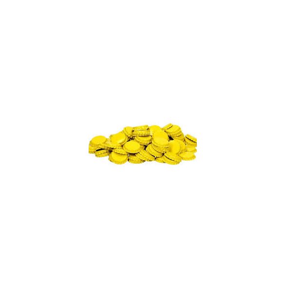 Sörös kupak sárga színû 100db