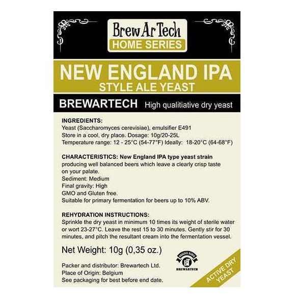 Brewartech New England IPA sörélesztő 10g
