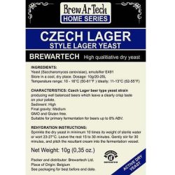 Brewartech Czech lager sörélesztő 10g