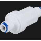 Kegrendszerbe szerelhető 100 mikronos szűrőház 3/8"-os gyorscsatlakozókkal