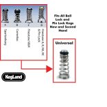 Ball lock szelep rugó/poppet 2db Kegland