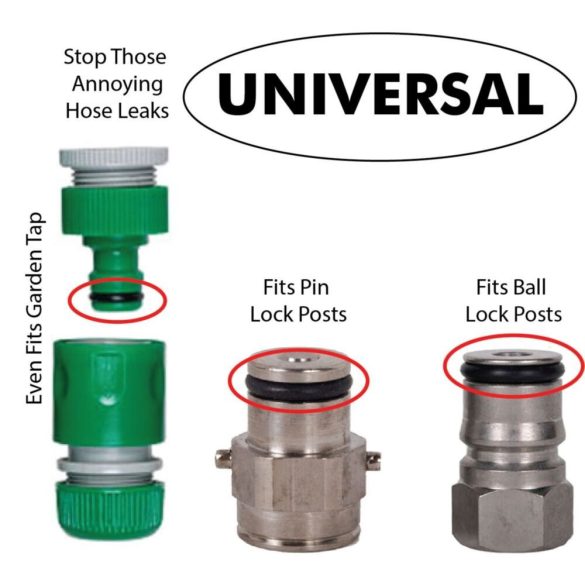 Ball lock szelep O-gyűrű tömítés 2db Kegland