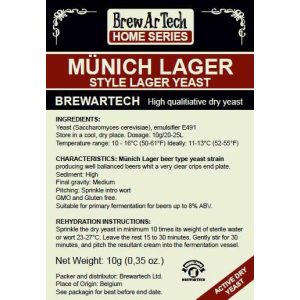 Brewartech  Münich Lager sörélesztő 10g