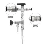 Nyomás alatti palackozó Ball Lock szelepekkel rozsdamenetes acél