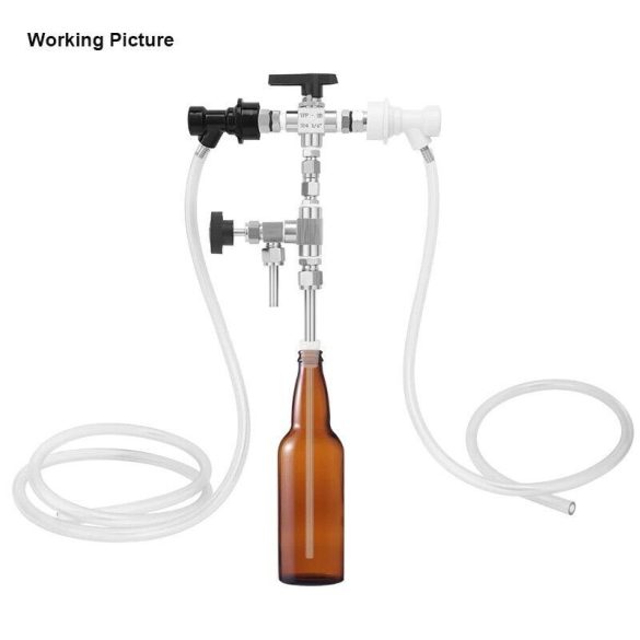 Nyomás alatti palackozó Ball Lock szelepekkel rozsdamenetes acél