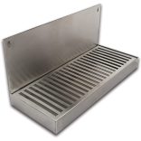 Falra/hűtőre szerelhető rozsdamentes acél csepptálca