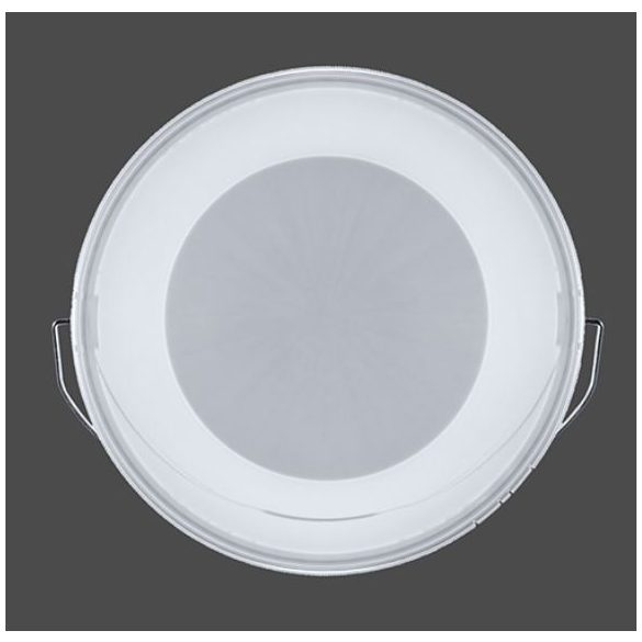 20 Literes műanyag vödör, fém fogóval, tető nélkül, fehér