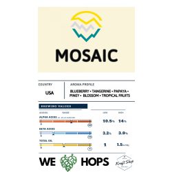 Mosaic komló pellet 100g