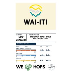 Wai-iti komló pellet 100g