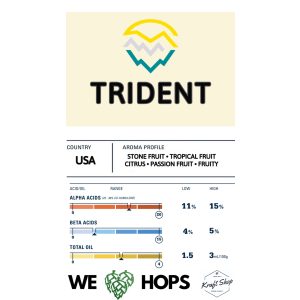 Trident komló pellet 100g