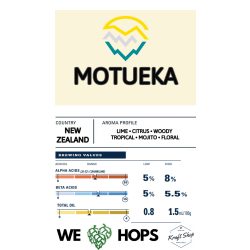 Motueka komló pellet 100g