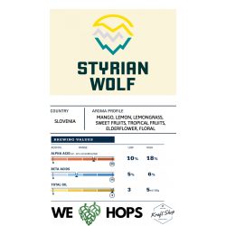 Styrian Wolf komló pellet 500g