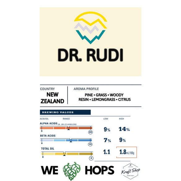 Dr. Rudi komló pellet 50g