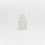 HDPE kerek flakon 100ml garanciazáras kupakkal