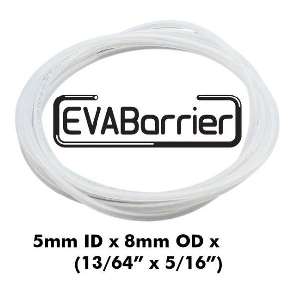 EvaBarrier italtömlő 5mmx8mm (5/16) 1méter