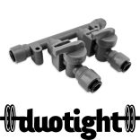 Gyorscsatlakozó 5/16"-os csőhöz elosztó visszacsapó szeleppel 2 way check valve manifold DUOTIGHT