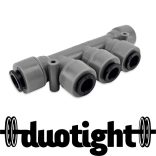Gyorscsatlakozó 5/16"-os(8mm) csőhöz elosztó 5way Multi-Tee DUOTIGHT