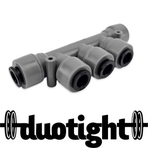 Gyorscsatlakozó 5/16"-os(8mm) csőhöz elosztó 5way Multi-Tee DUOTIGHT