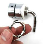 Nukatap rövid beépítőszár short shank + gyorscsatlakozó