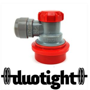 Kegland Ball Lock 8mm (5/16) Duotight gyorscsatlakozóval integrálva GÁZ OLDAL