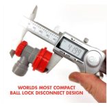 Kegland Ball Lock 8mm (5/16) Duotight gyorscsatlakozóval integrálva GÁZ OLDAL