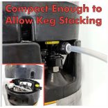 Kegland Ball Lock 8mm (5/16) Duotight gyorscsatlakozóval integrálva ITAL OLDAL