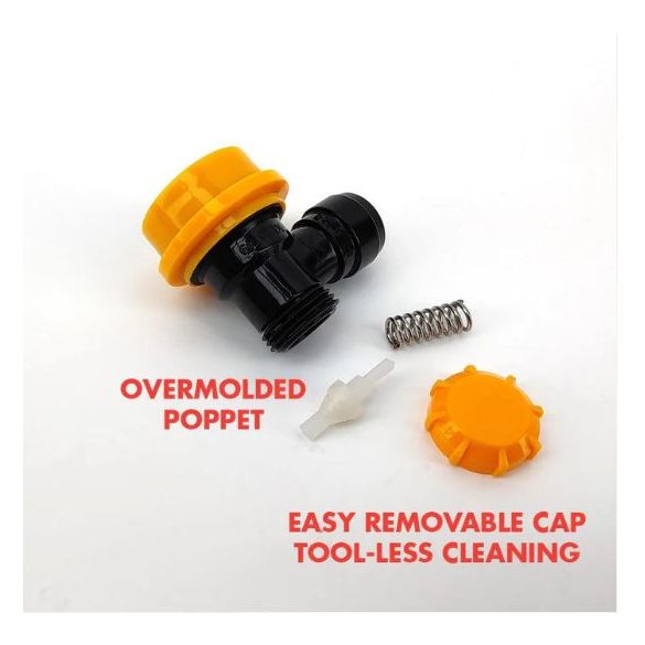 Kegland Ball Lock 8mm (5/16) Duotight gyorscsatlakozóval integrálva ITAL OLDAL