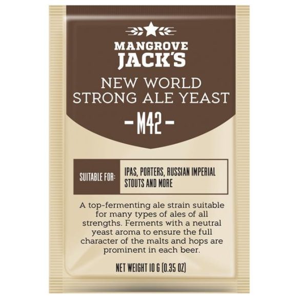 Mangrove Jack's M42 New World Strong Ale sörélesztő 10g