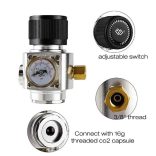 Patronos CO2 reduktor mérőórával 0-30 PSI(0 - 2BAR)