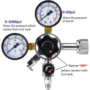 Nyomáscsökkentő CO2 reduktor 1 ágas