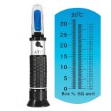 Refraktométer (Brix és Gravity) kemény tokkal