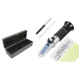 Refraktométer cukor és sótartalom mérő (Brix és Salinity) kemény tokkal