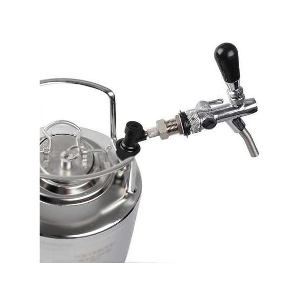 Ball Lock csapolószett állítható kompenzátoros sörcsappal