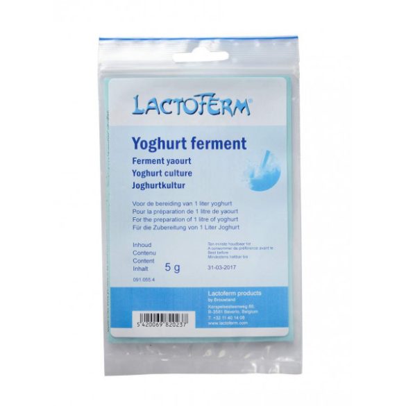 Lactoferm joghurt kultúra 1-5L tejhez