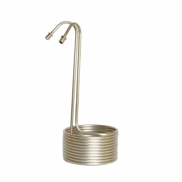 Saválló hűtőspirál gyorscsatlakozós