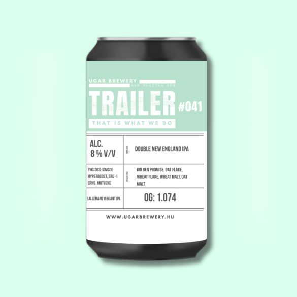 Trailer #41 dobozos sör 0,33L